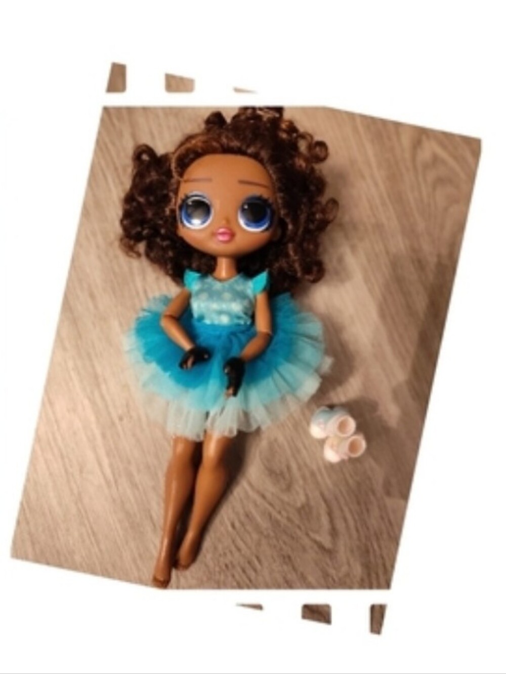LOL Blue Tulle Dress Doll with Complete Outfit, Gloves & Shoes